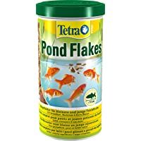 Tetra Pond Flakes 1 L - Comida para peces en escamas para todos los peces pequeños y jóvenes en estanques de jardín